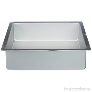 NY Cake Anodized Aluminum Square Cake Pans (10 Inch x 10 Inch x 3 Inch) - B00GSZLAQY
